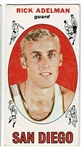 1969 Topps Basketball #23 Rick Adelman - San Diego Rockets RC